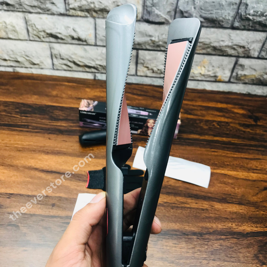 LDREAMAM 2 In 1 Hair Straightener And Curler With LCD Display | Imported
